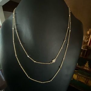 Kendra Scott 27” Christen double necklace